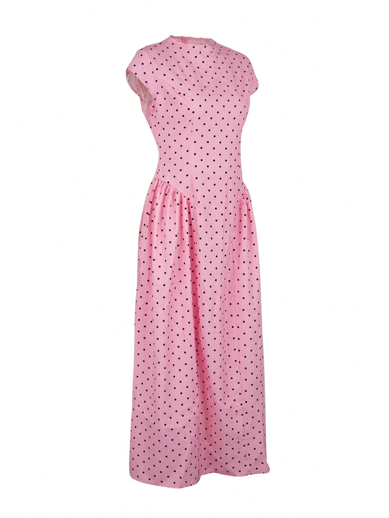 All-Over Print Patchwork Casual Party Elegant Loose Dress shein