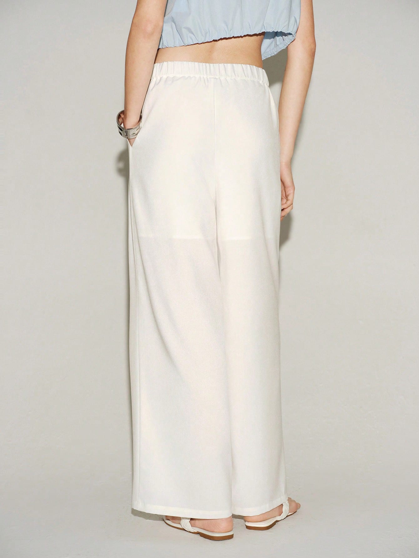 Minimalist Office Straight Leg Pants