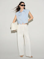 Minimalist Office Straight Leg Pants