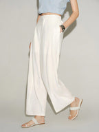 Minimalist Office Straight Leg Pants
