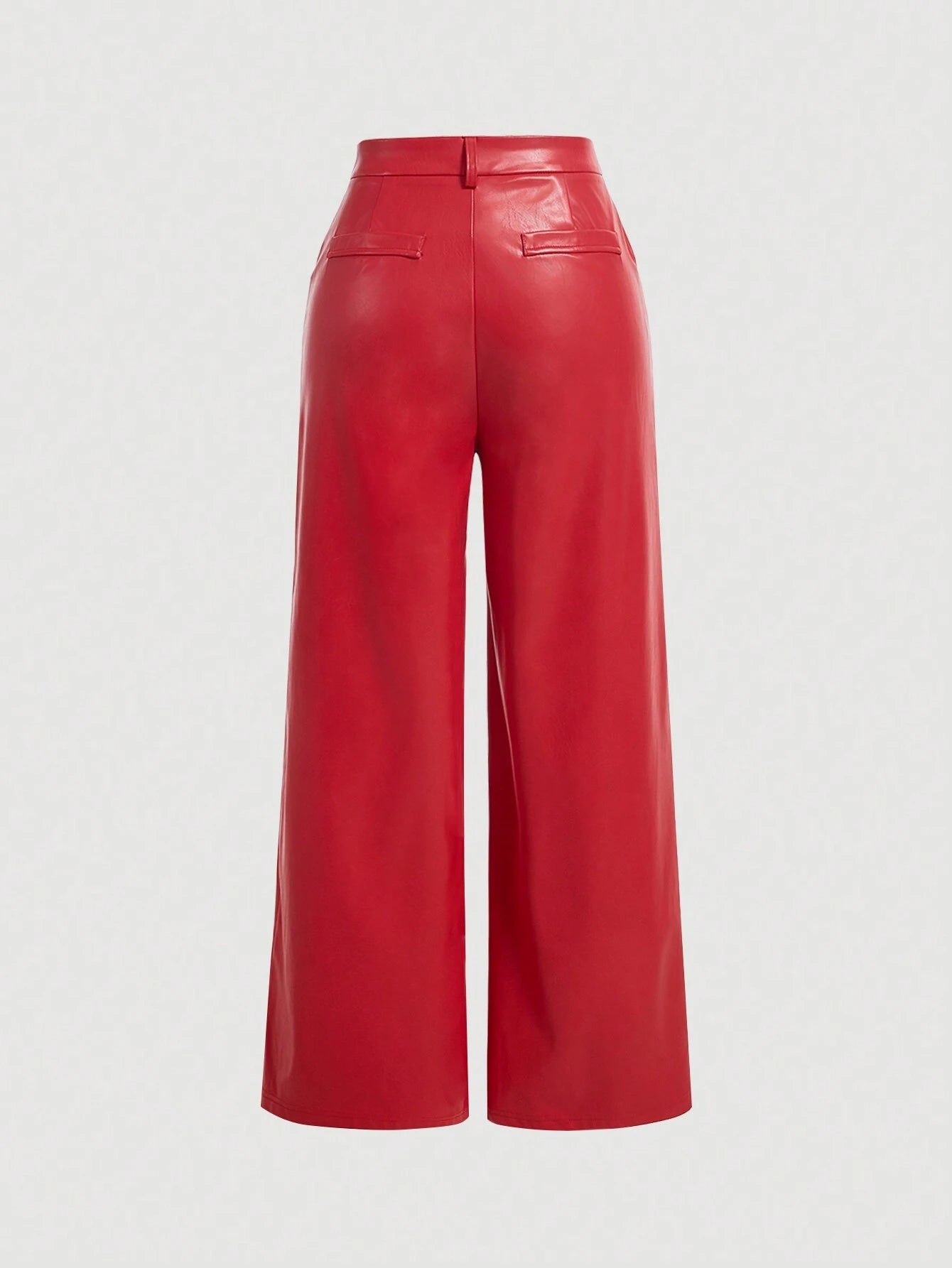 MOD Solid Wide Leg Pants shein