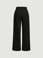 MOD Women'S Solid Color Corduroy Long Pants shein