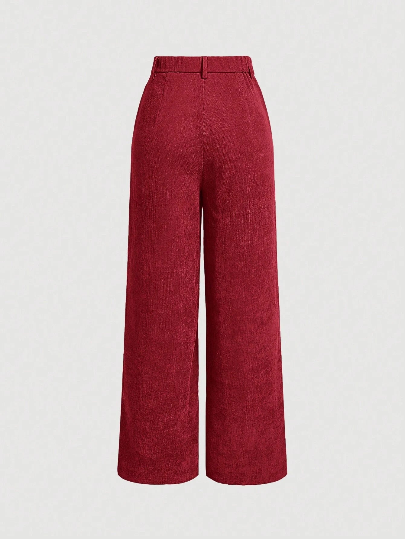 MOD Women'S Solid Color Corduroy Long Pants shein
