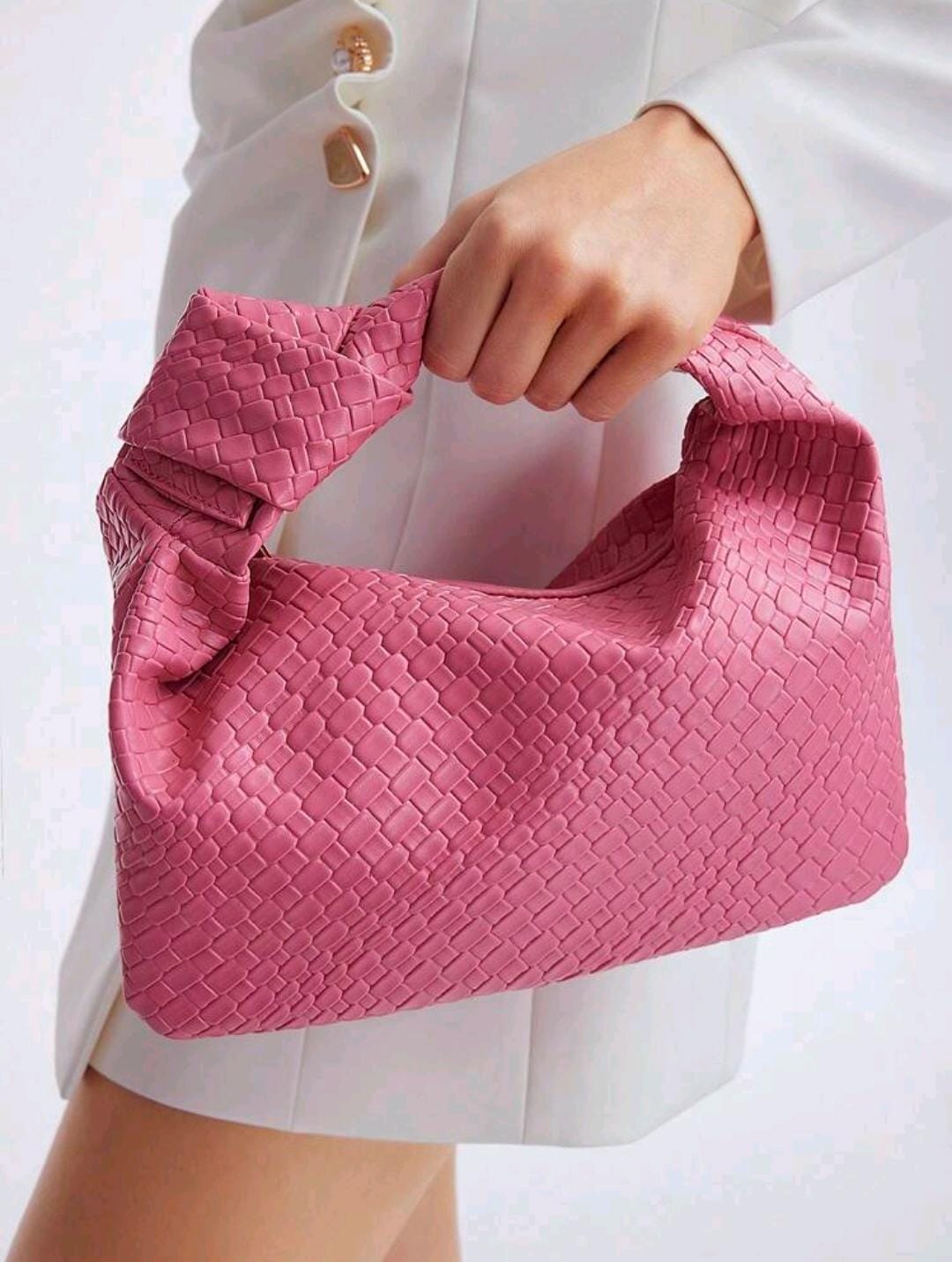 MOTF PREMIUM BOW DECOR VINTAGE RETRO WOMEN'S SIMPLE & FASHIONABLE MULTIFUNCTIONAL SHOULDER BAG shein