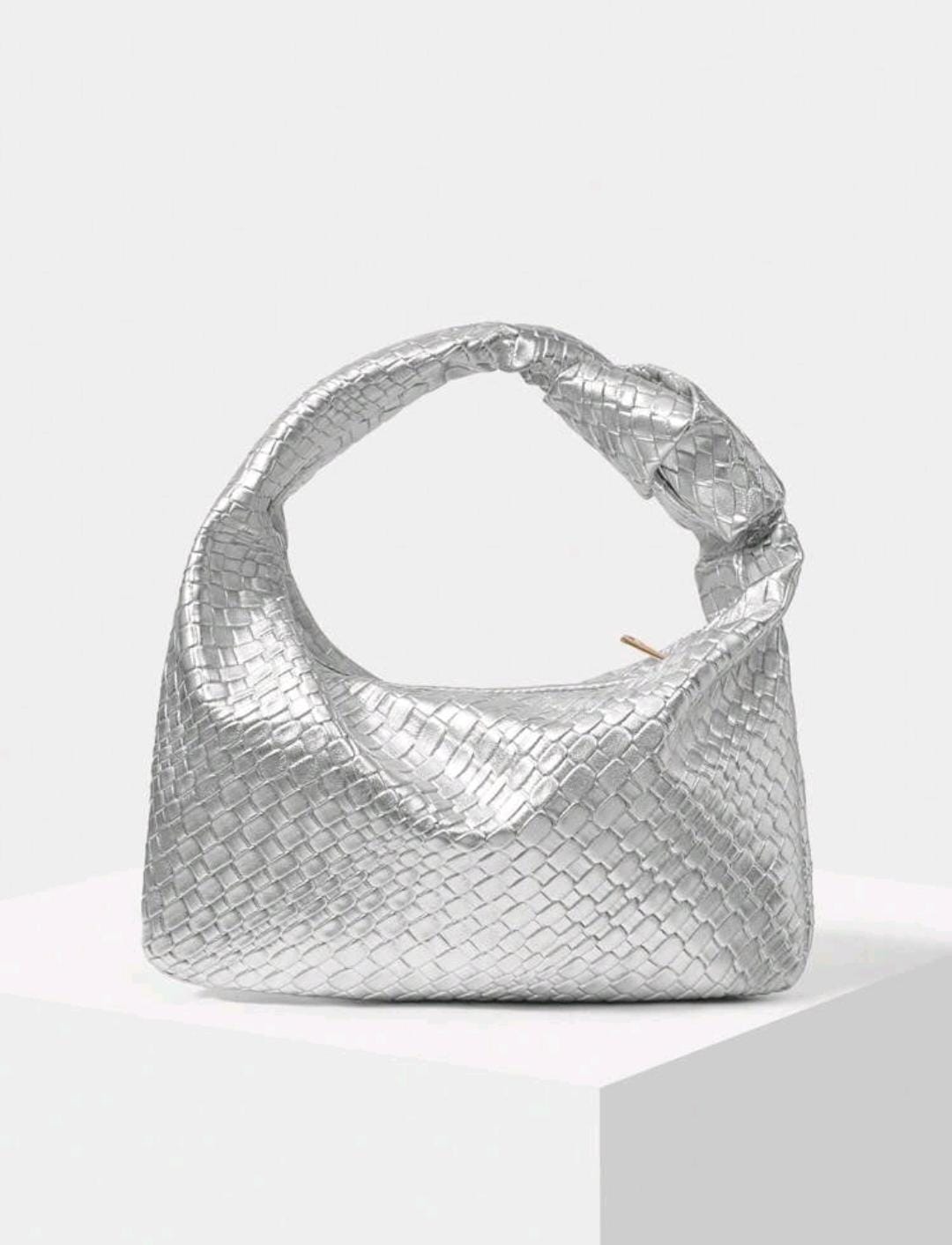 MOTF PREMIUM BOW DECOR VINTAGE RETRO WOMEN'S SIMPLE & FASHIONABLE MULTIFUNCTIONAL SHOULDER BAG shein