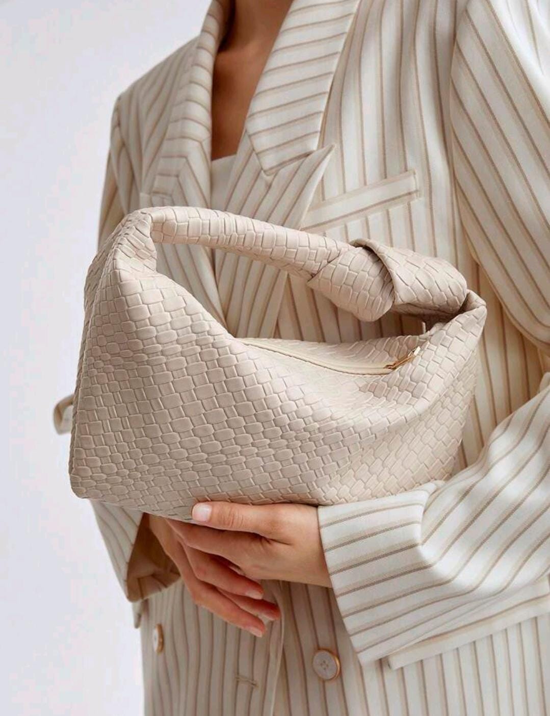 MOTF PREMIUM BOW DECOR VINTAGE RETRO WOMEN'S SIMPLE & FASHIONABLE MULTIFUNCTIONAL SHOULDER BAG shein