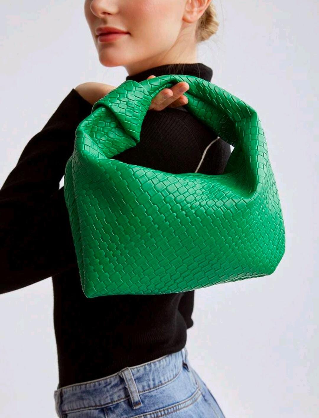 MOTF PREMIUM BOW DECOR VINTAGE RETRO WOMEN'S SIMPLE & FASHIONABLE MULTIFUNCTIONAL SHOULDER BAG shein