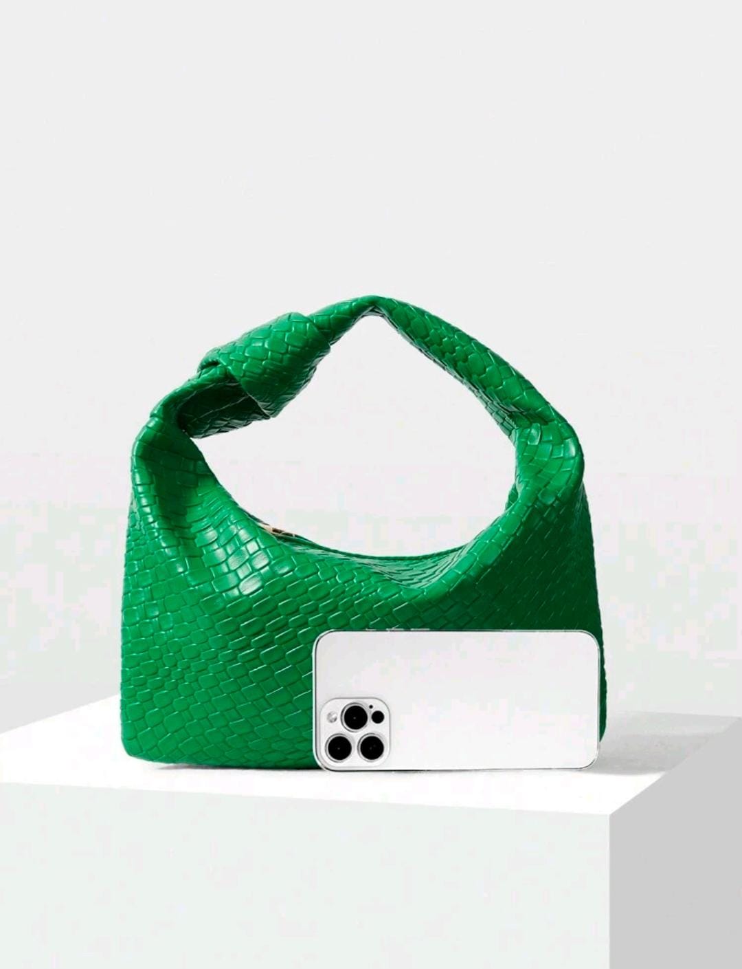 MOTF PREMIUM BOW DECOR VINTAGE RETRO WOMEN'S SIMPLE & FASHIONABLE MULTIFUNCTIONAL SHOULDER BAG shein