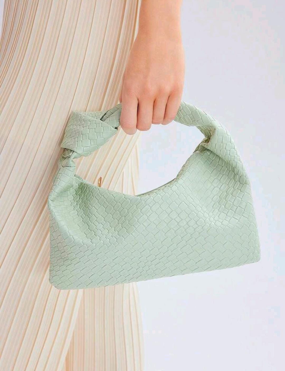 MOTF PREMIUM BOW DECOR VINTAGE RETRO WOMEN'S SIMPLE & FASHIONABLE MULTIFUNCTIONAL SHOULDER BAG shein