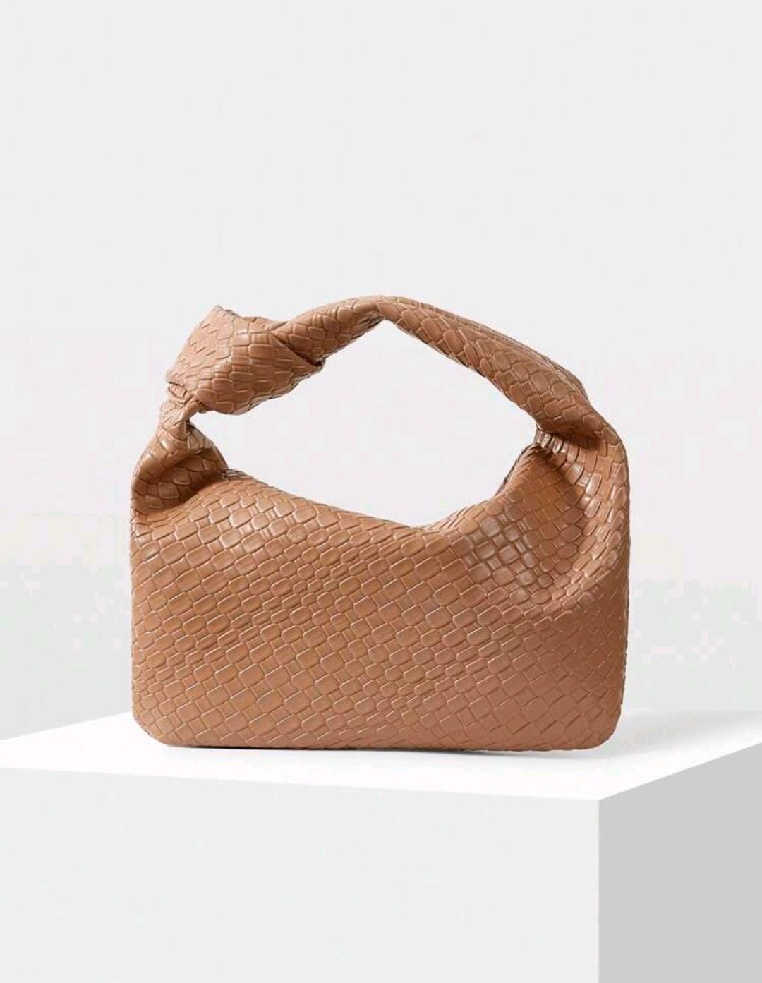 MOTF PREMIUM BOW DECOR VINTAGE RETRO WOMEN'S SIMPLE & FASHIONABLE MULTIFUNCTIONAL SHOULDER BAG shein