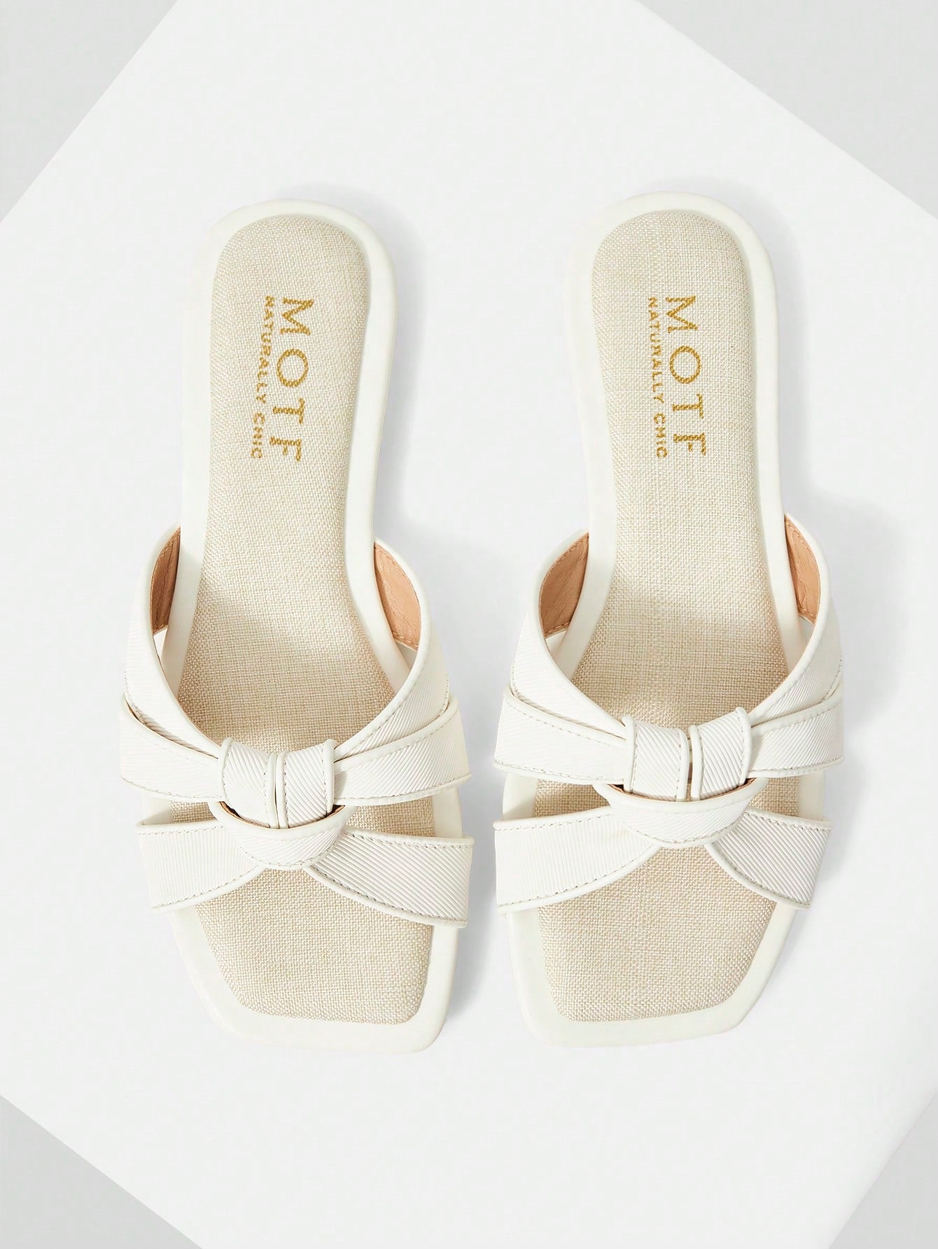 MOTF PREMIUM SQUARE-TOE SIMPLE AND COMFORTABLE WOMEN FLAT SANDALS