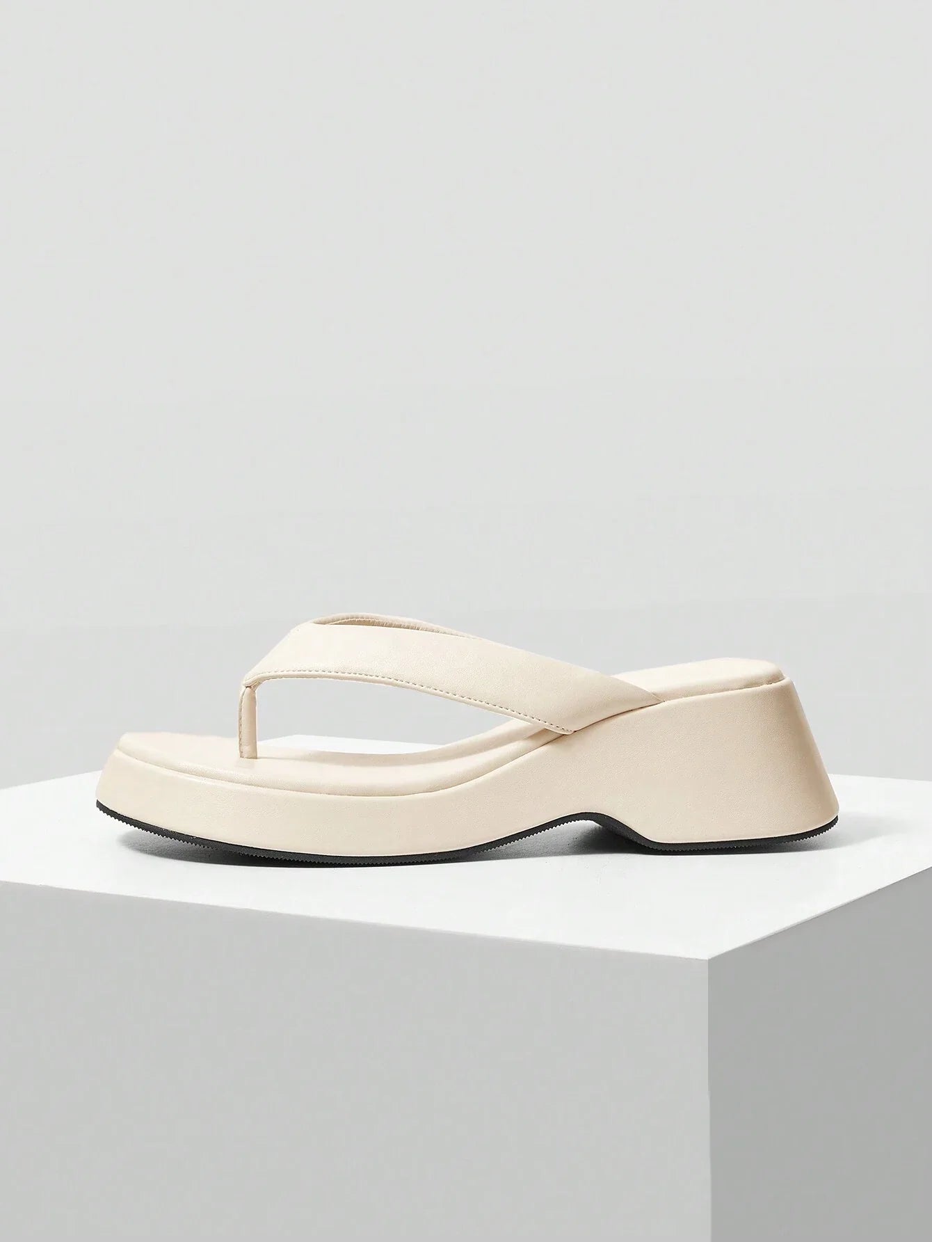MOTF PREMIUM WOMEN'S SLIP-ON WEDGE HEEL PLATFORM SANDALS shein