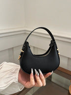 Fashionable High-Quality Lightweight Crescent Shaped Shoulder Bag shein