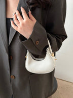 Fashionable High-Quality Lightweight Crescent Shaped Shoulder Bag shein