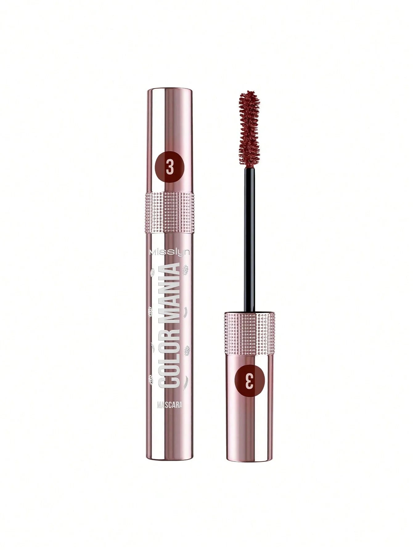 Misslyn Color Mania Mascara - Smudge-Proof, Volumizing, Curling, Long-Lasting shein