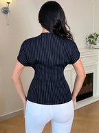 Women Striped Top shein