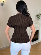 Women Striped Top shein