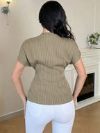 Women Striped Top shein