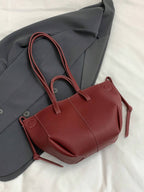 New Casual Minimalist Fashion Versatile Large Capacity Tote Handbag With Shoulder Strap shein