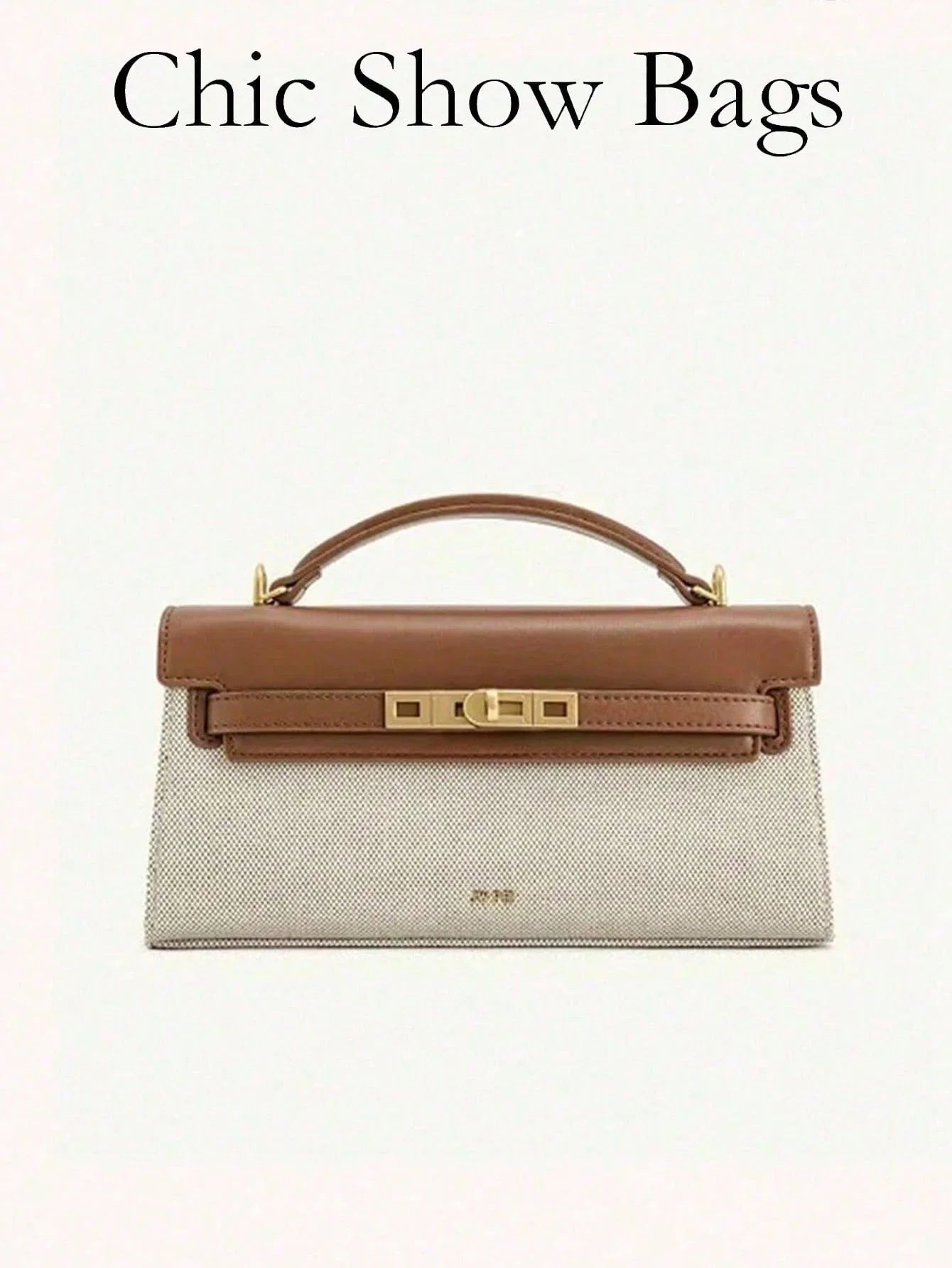 Crocodile Embossed Handbag shein