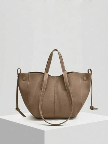 New Casual Minimalist Fashion Versatile Large Capacity Tote Handbag With Shoulder Strap