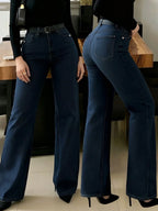 Women Straight Leg Jean shein