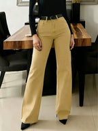 Women Straight Leg Jean shein