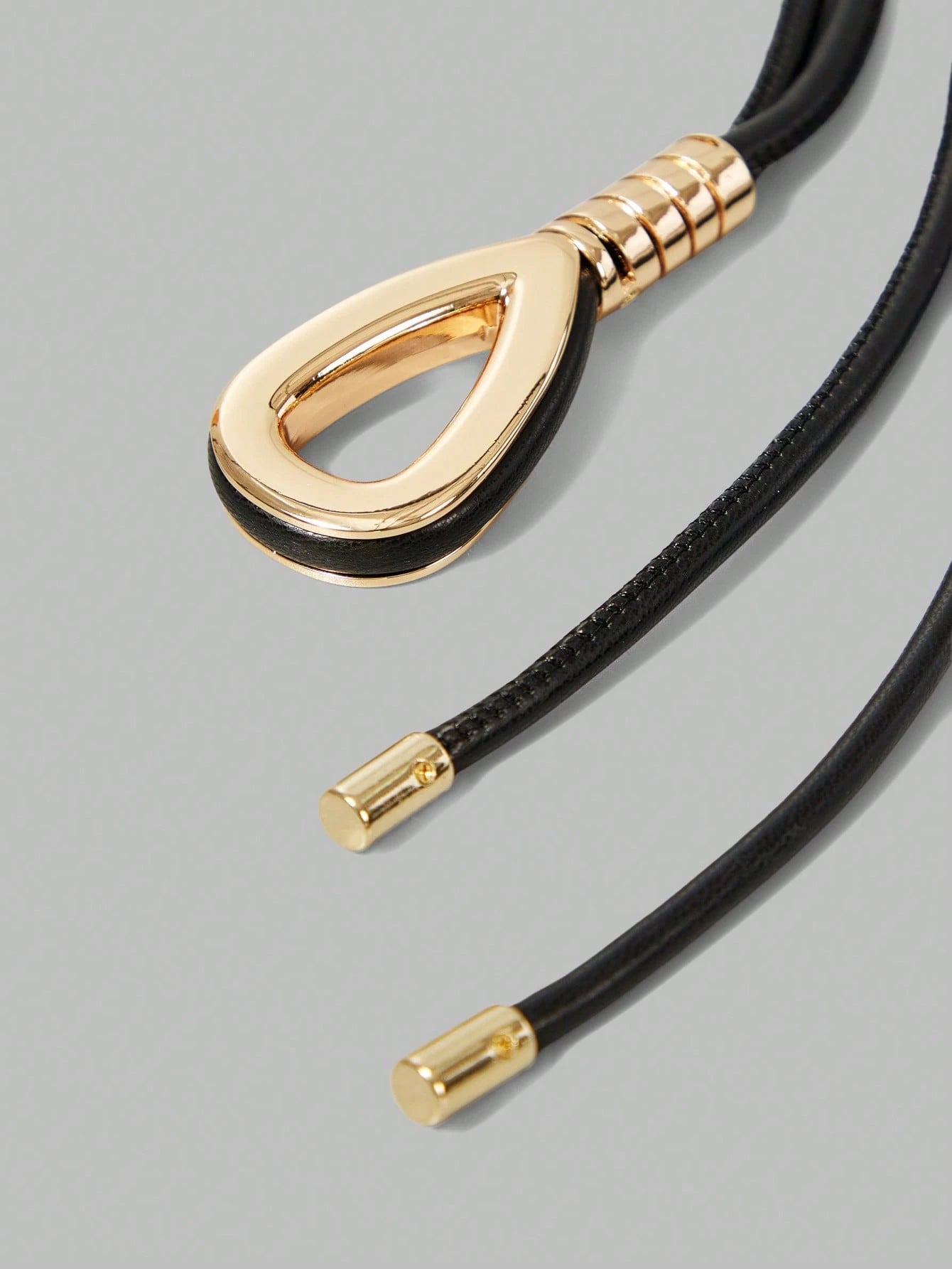 Ontre 1pc Bohemian Style White Knotted Tie Waist Belt