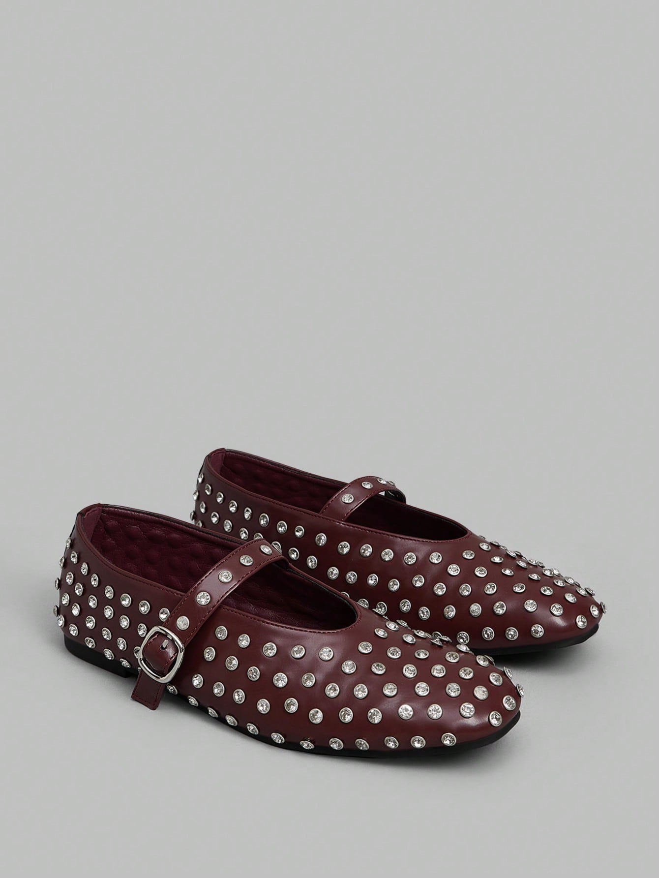 Ontre Square Toe Flat Strappy Fashionable Women Casual Flat Shoes