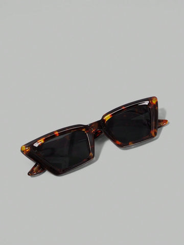 Ontre Women's Retro Square Daily Wear Fashion Glasses