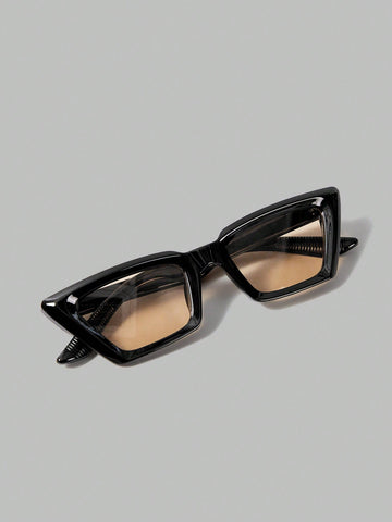 Ontre Women's Retro Square Daily Wear Fashion Glasses