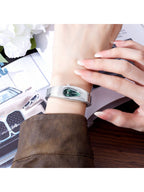 1pc Quartz Watch, Y2K Vintage Teardrop Strap Wristwatch shein