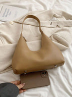Vintage Minimalist French Style Crescent Moon Armpit Bag shein