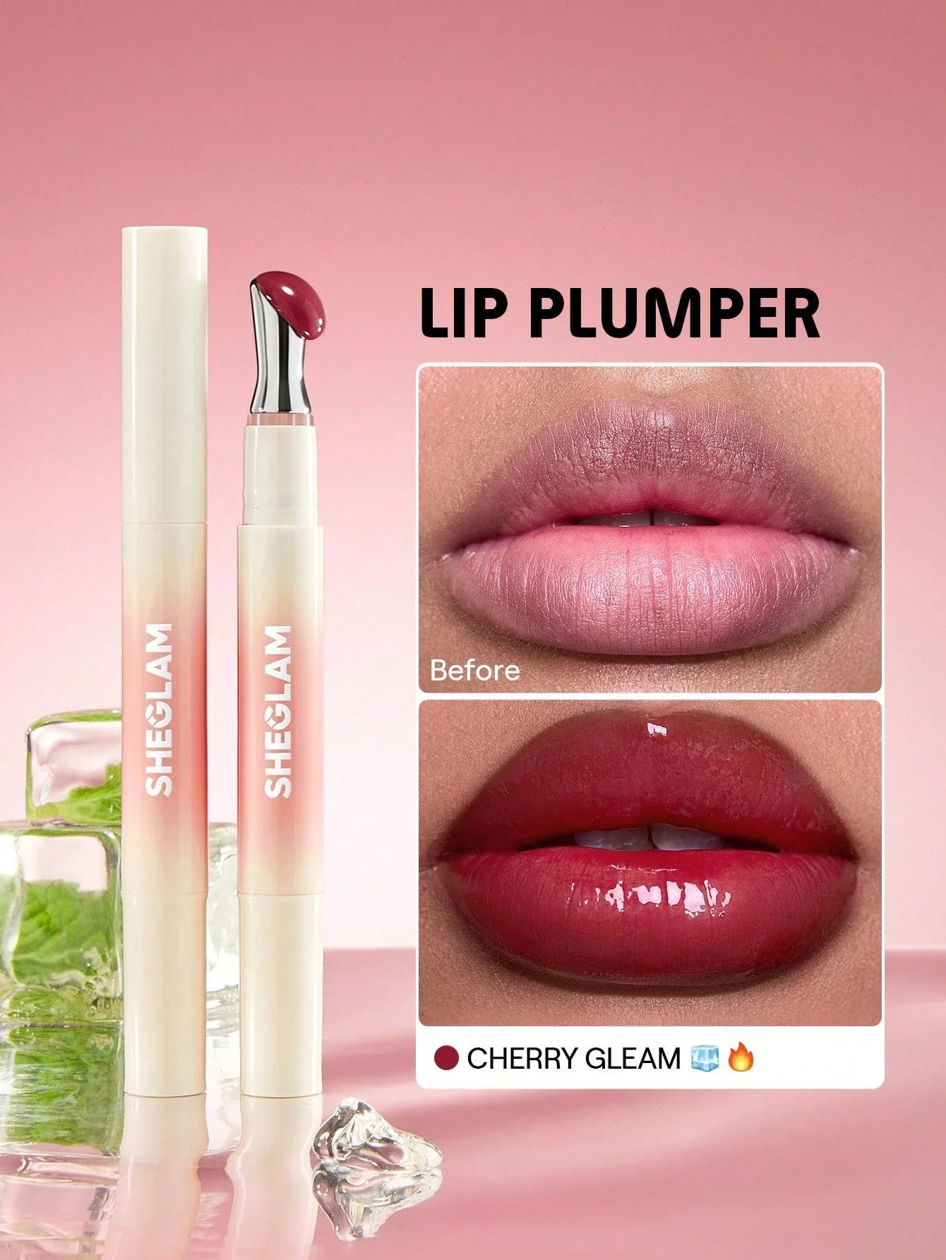 SHEGLAM Bold Booster Lip Plumper Lip Combo shein