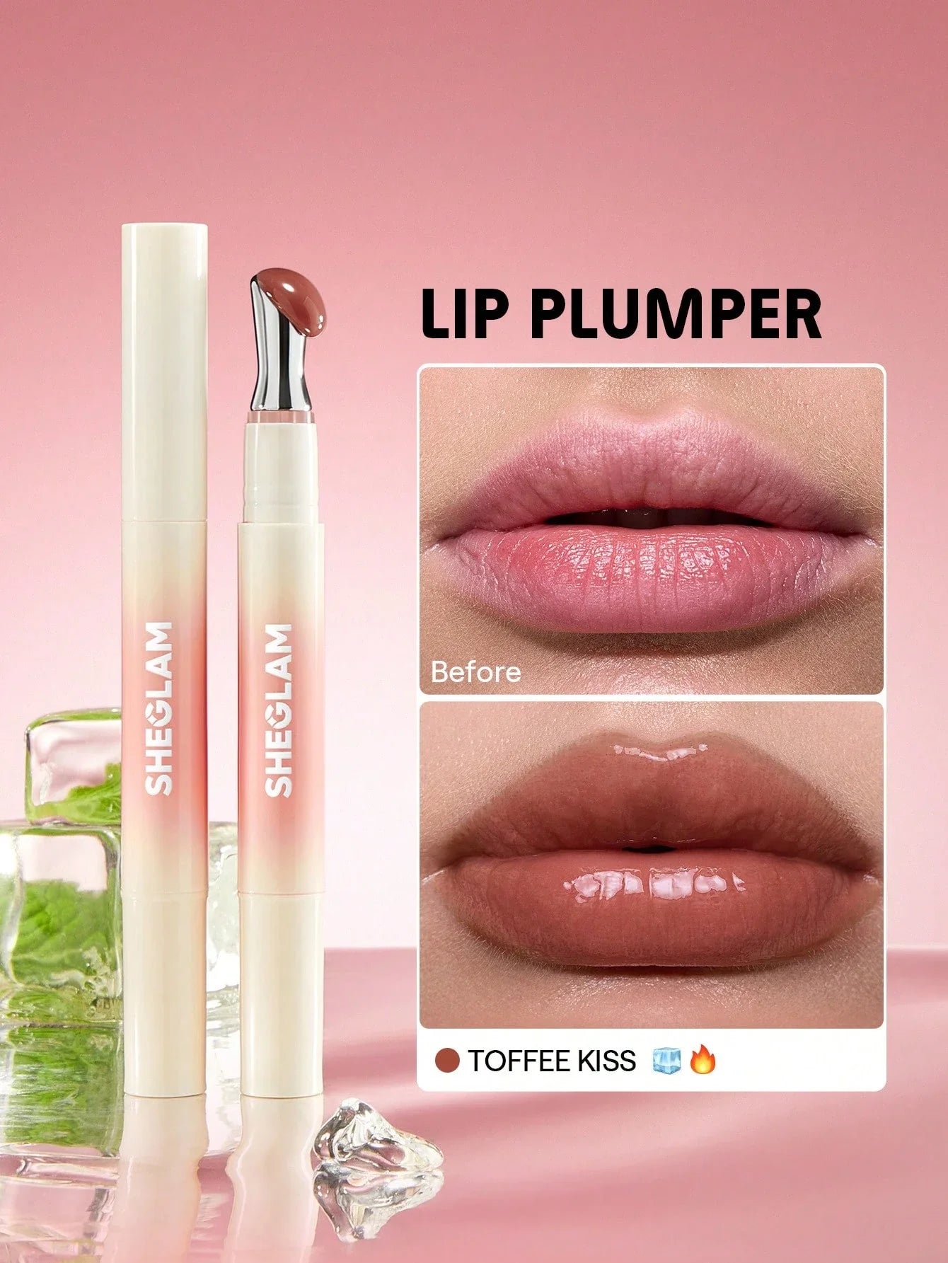 SHEGLAM Bold Booster Lip Plumper Lip Combo shein