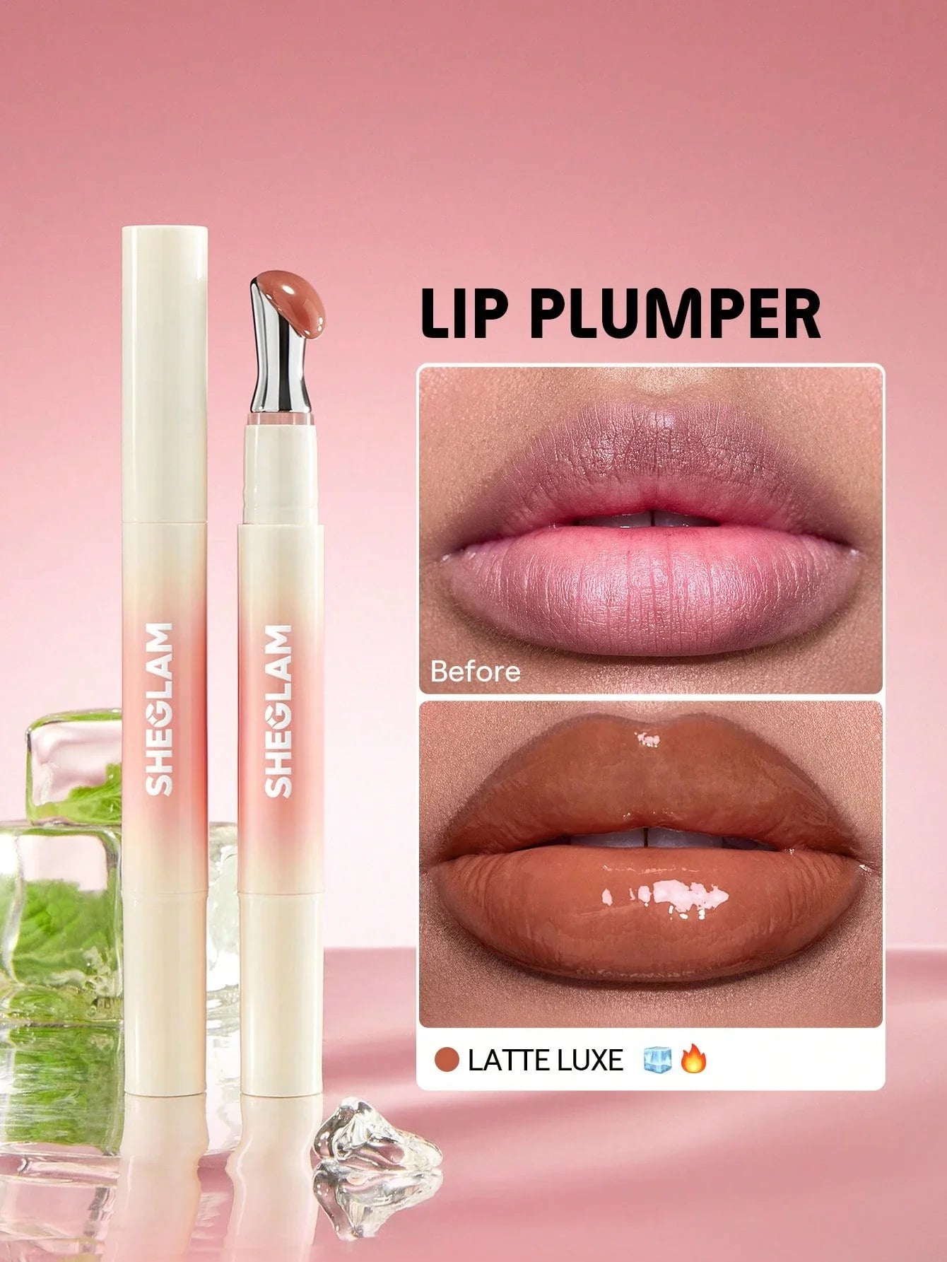 SHEGLAM Bold Booster Lip Plumper Lip Combo shein