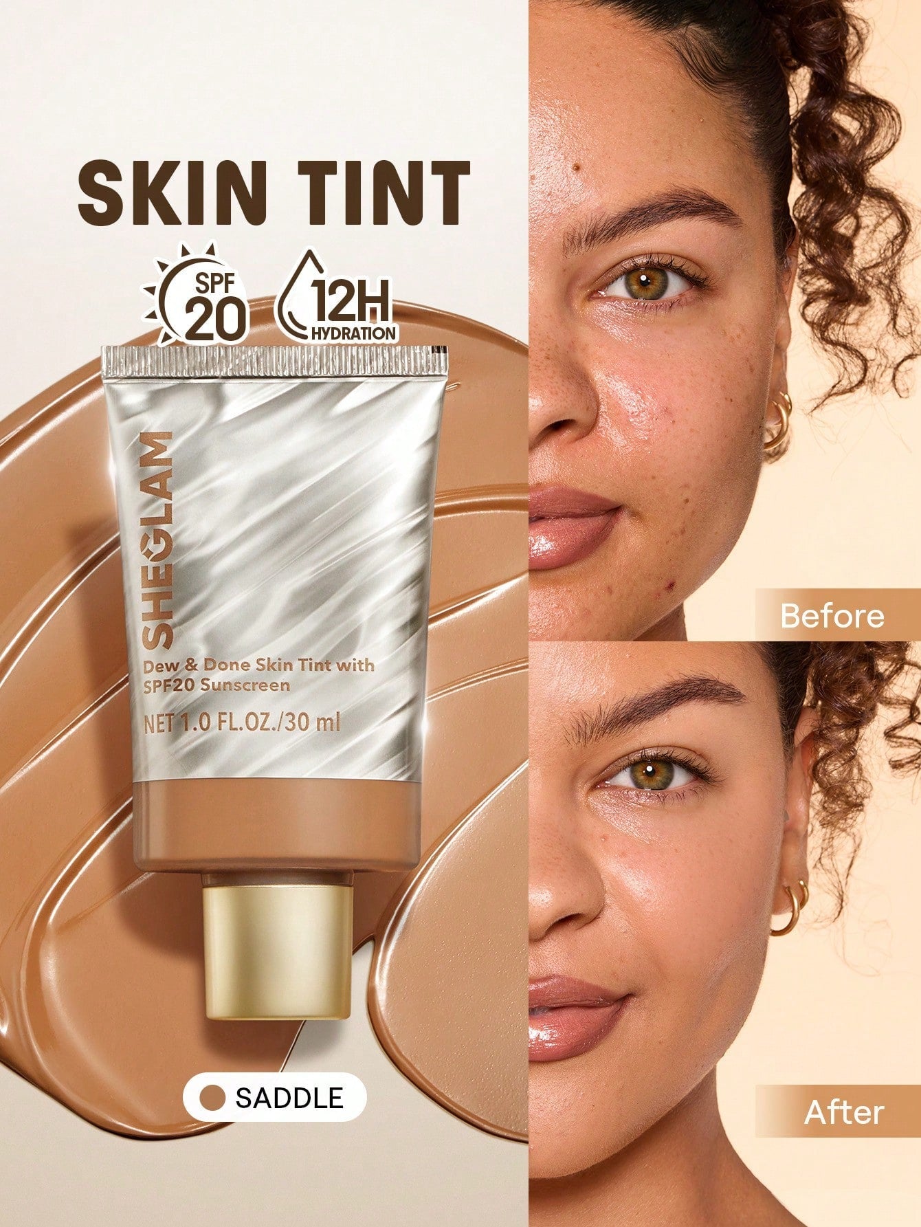 SHEGLAM Dew & Done Skin Tint With SPF20 shein