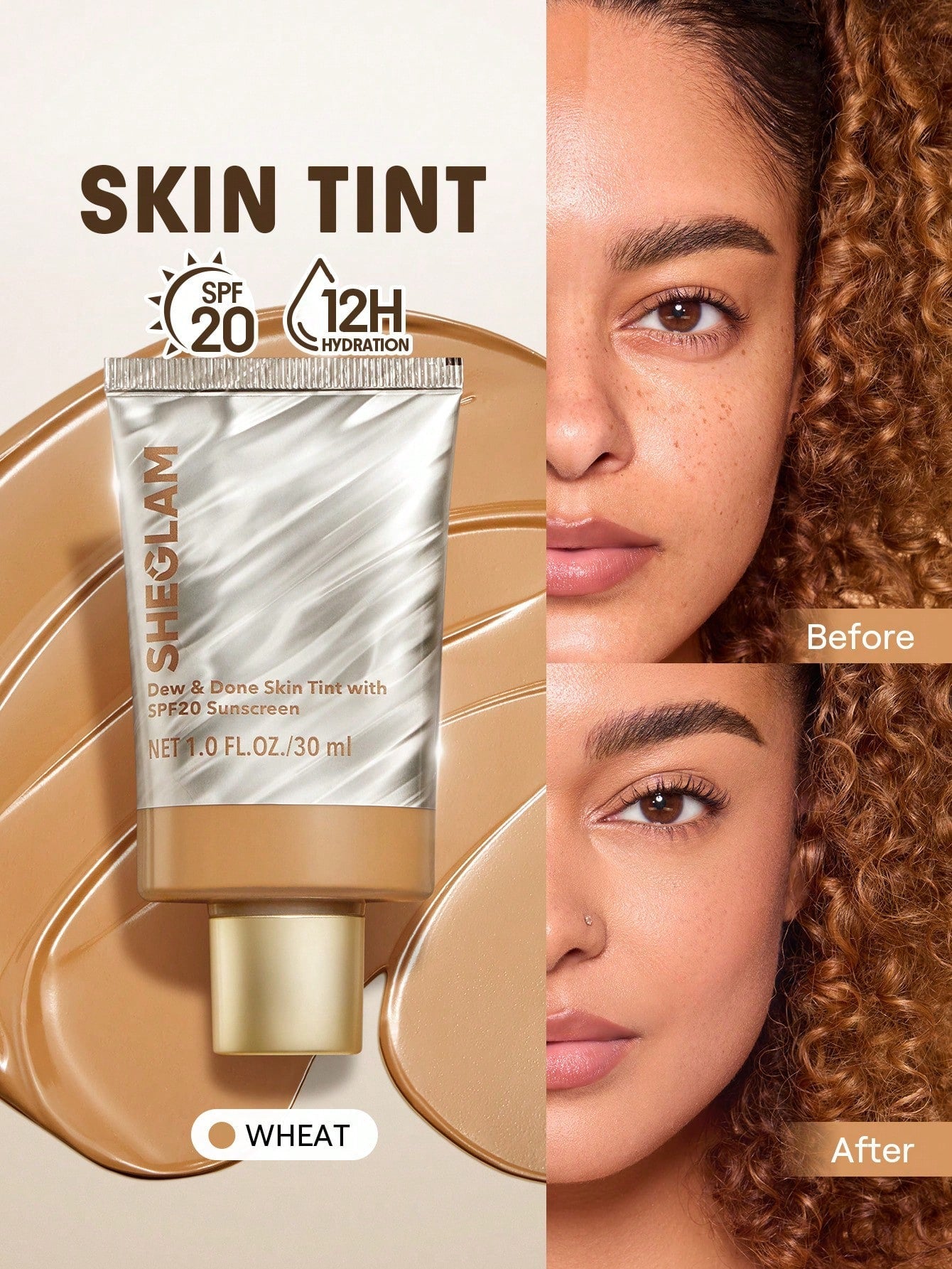 SHEGLAM Dew & Done Skin Tint With SPF20 shein