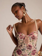 BAE Solid Color Lace Bodycon Elegant Sexy Date Night Camisole Mermaid Dress shein