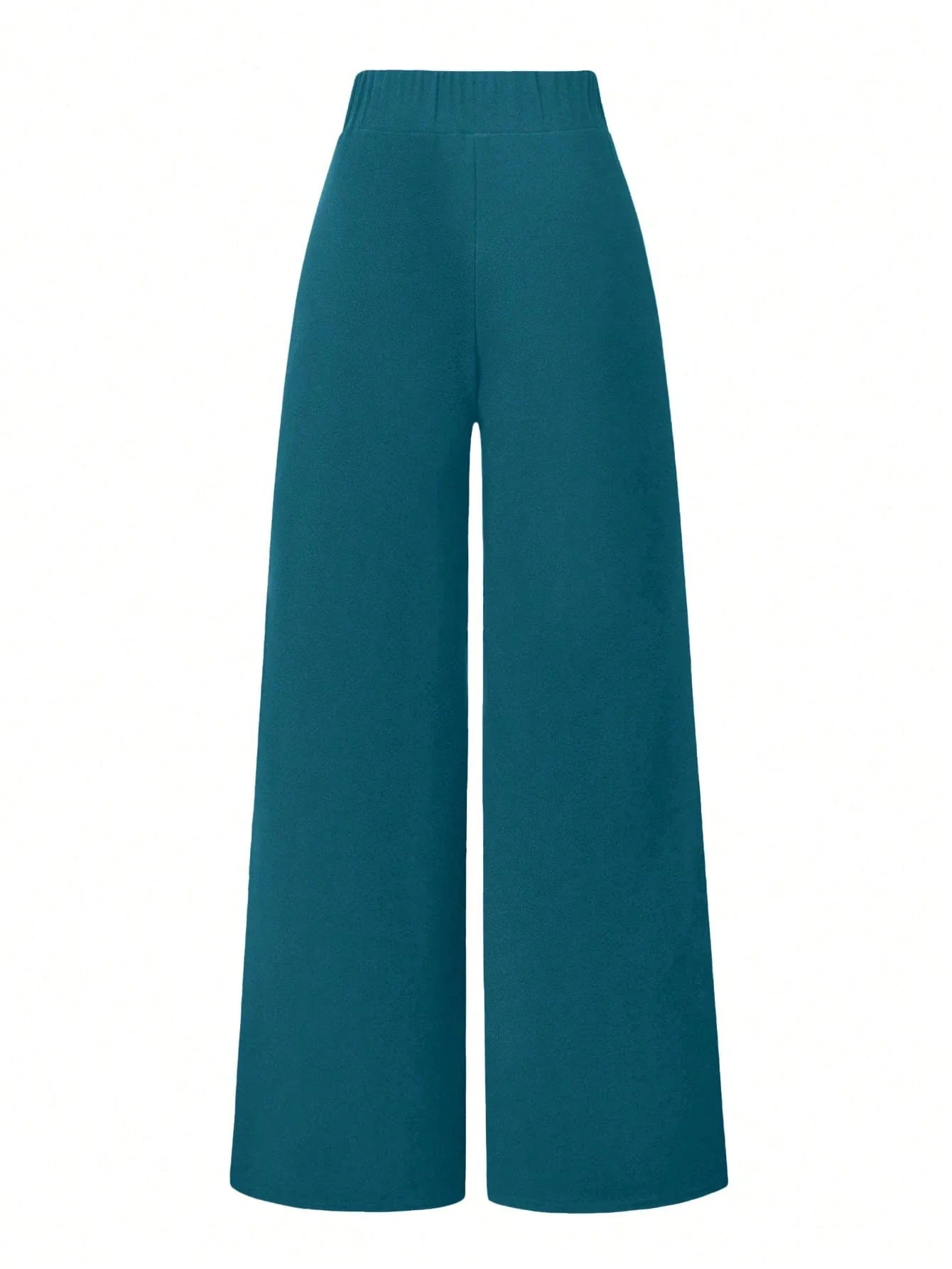 Solid Color Straight Leg Casual Versatile Business Commute Pants shein