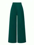 Solid Color Straight Leg Casual Versatile Business Commute Pants shein