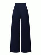 Solid Color Straight Leg Casual Versatile Business Commute Pants shein
