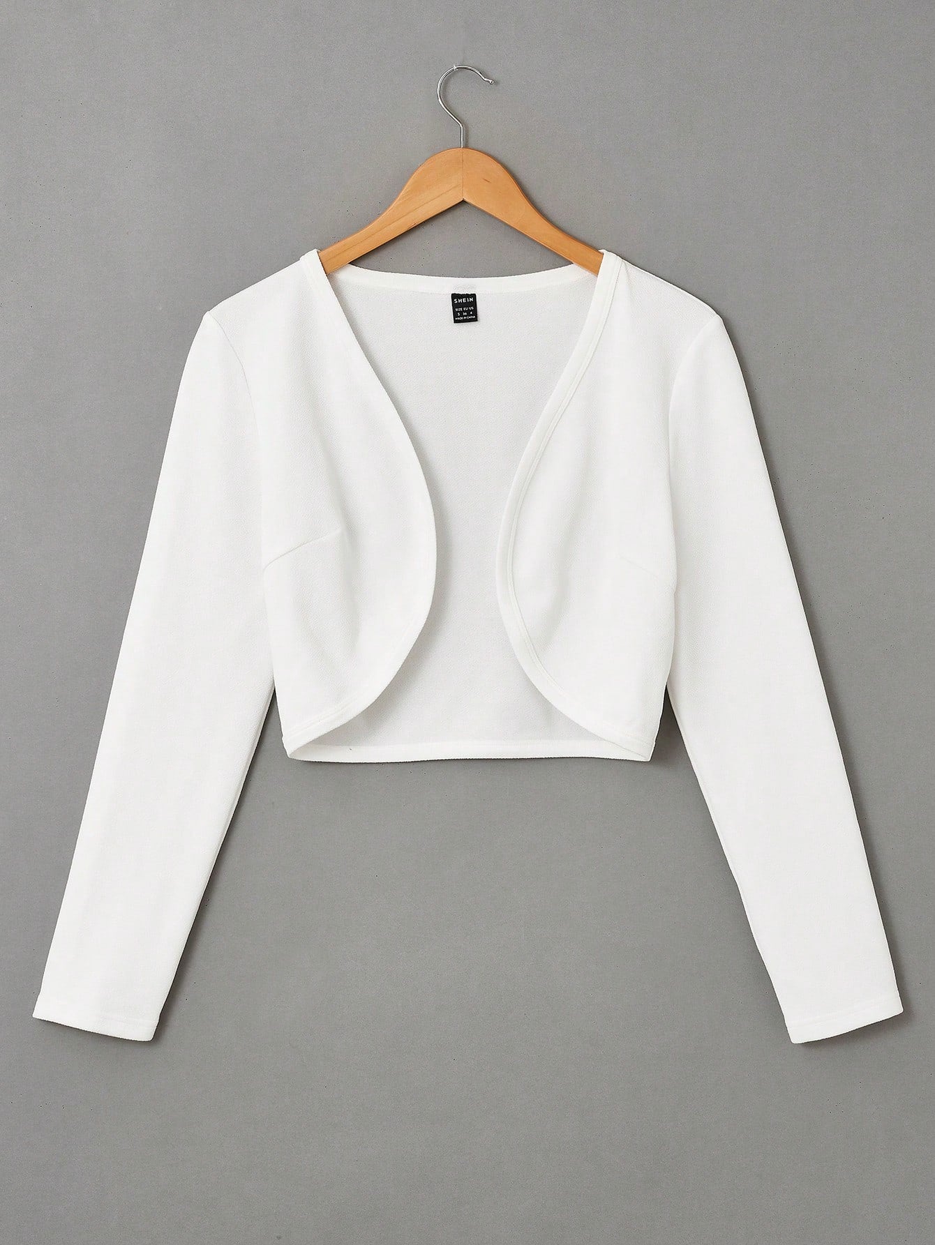 Zwear Women's Solid Color Long Sleeve Minimalist Jacket