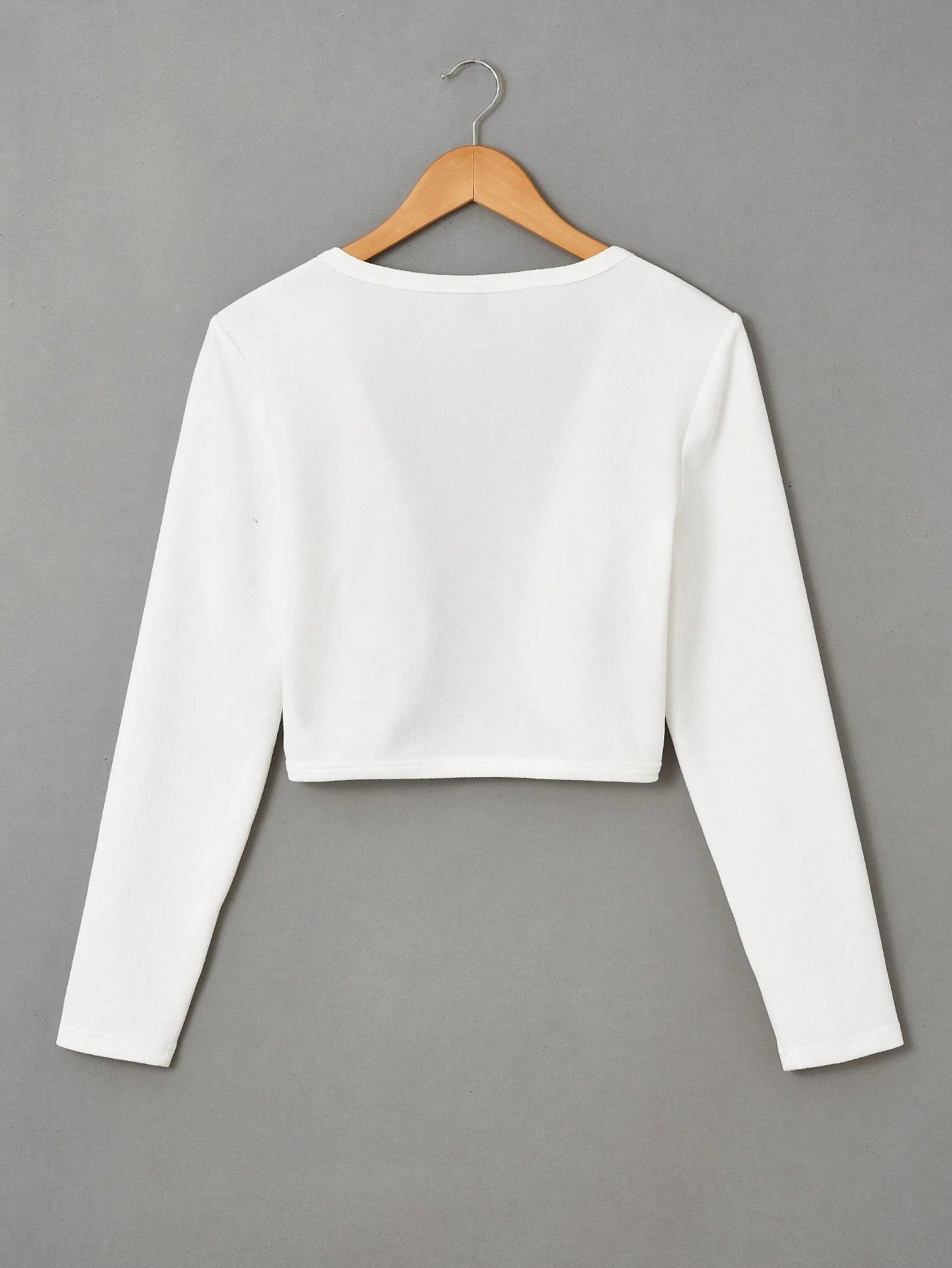 Zwear Women's Solid Color Long Sleeve Minimalist Jacket