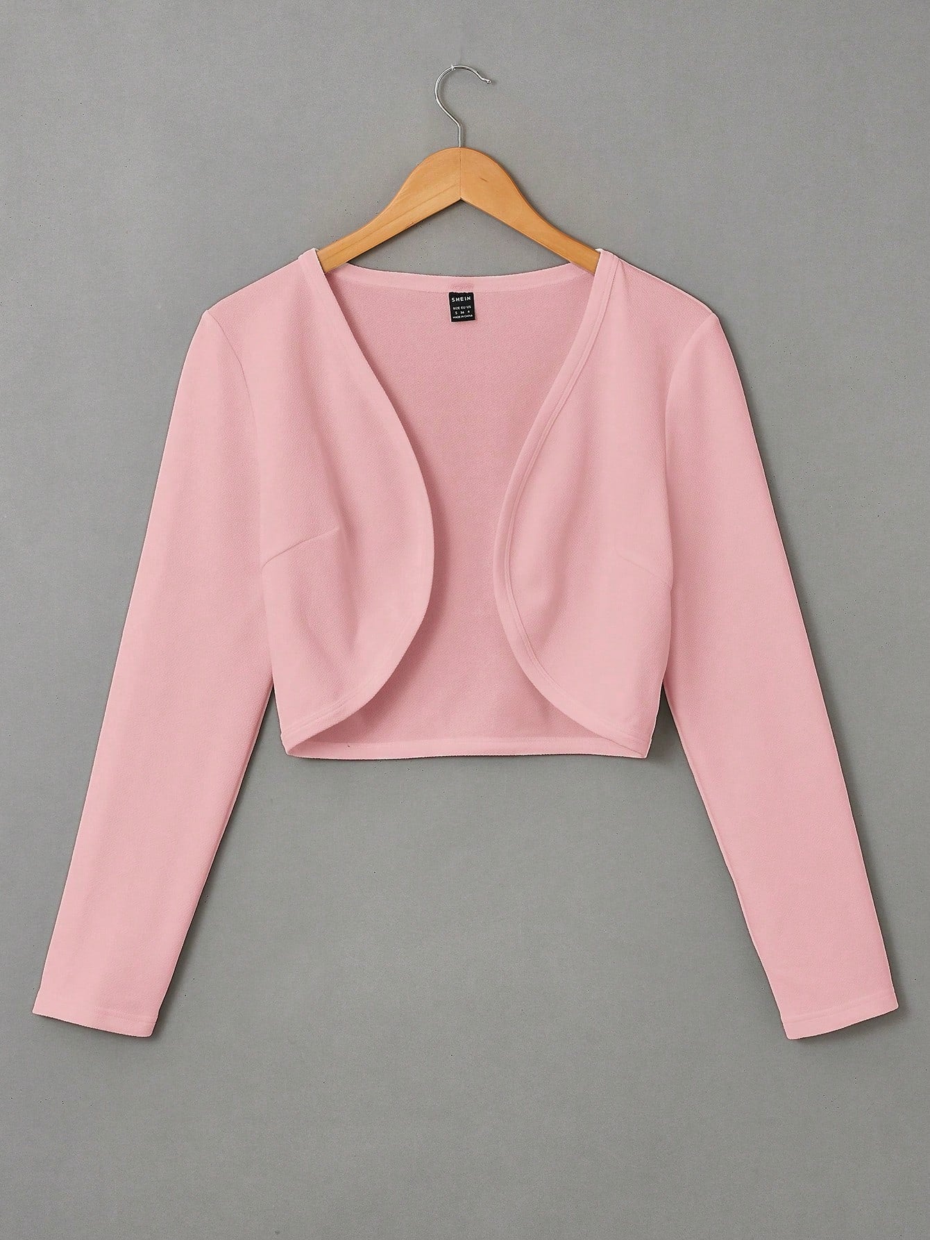 Zwear Women's Solid Color Long Sleeve Minimalist Jacket