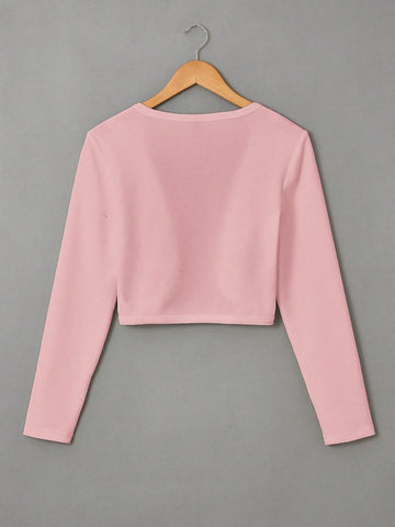 Zwear Women's Solid Color Long Sleeve Minimalist Jacket
