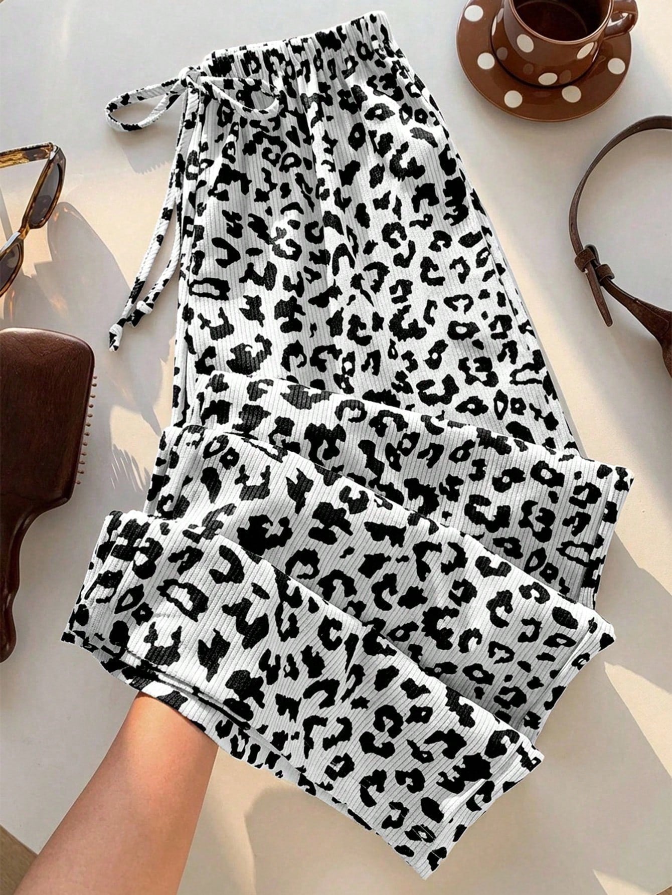 Women's Casual Contrast Color Pants