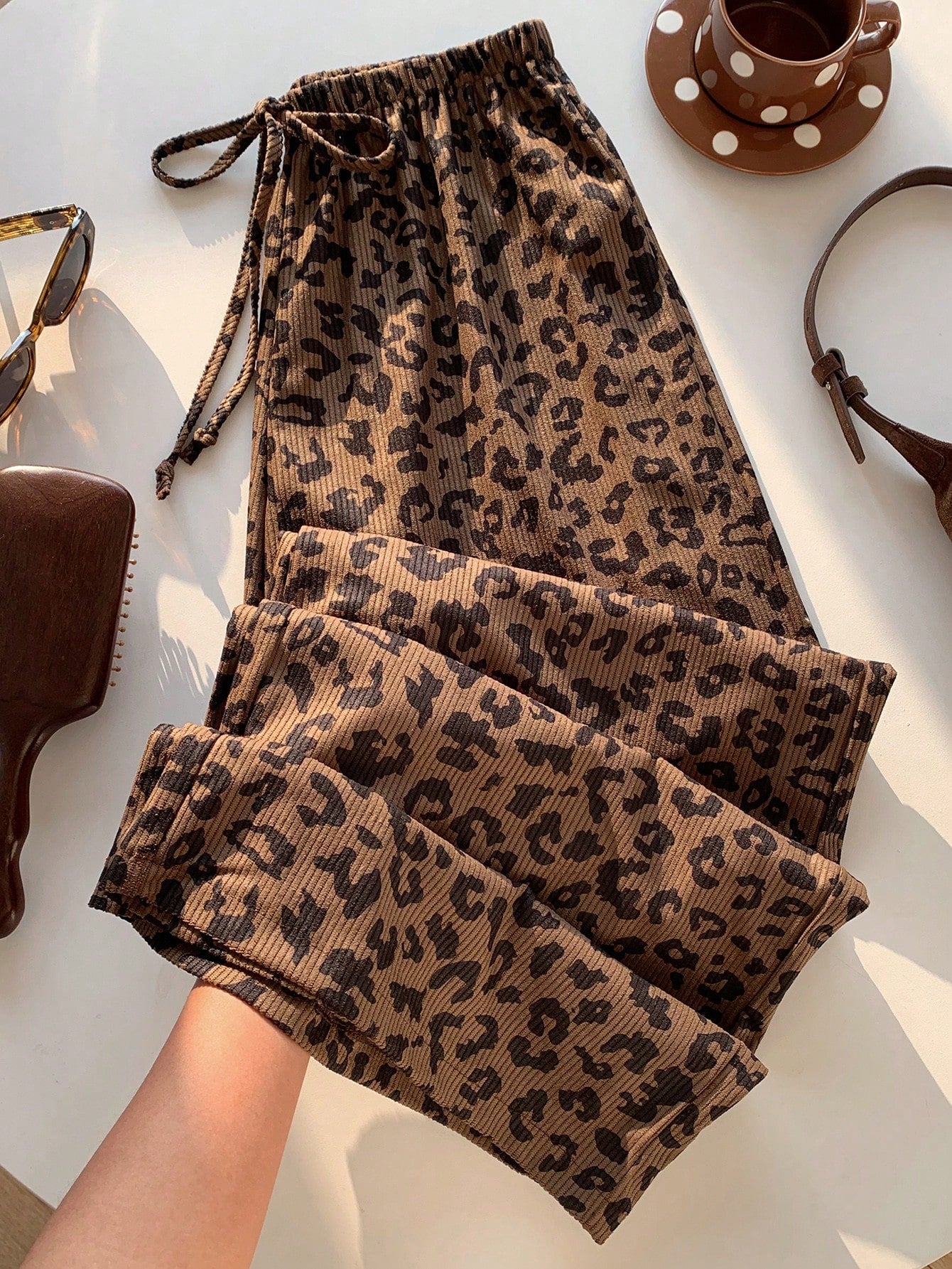 Women's Casual Contrast Color Pants