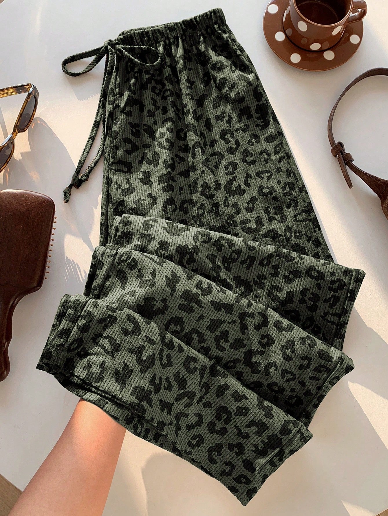 Women's Casual Contrast Color Pants