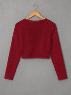 Zwear Women's Solid Color Long Sleeve Minimalist Jacket shein